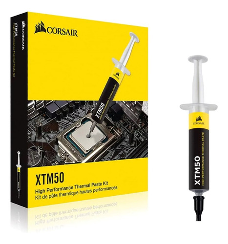 Pasta Termica Corsair Xtm50 Jeringa 5g Para Cpu Y Gpu