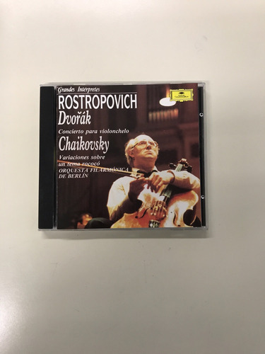 Rostropovich Dvorak Concierto Para Viloncelo Cd Tchaikovsk 