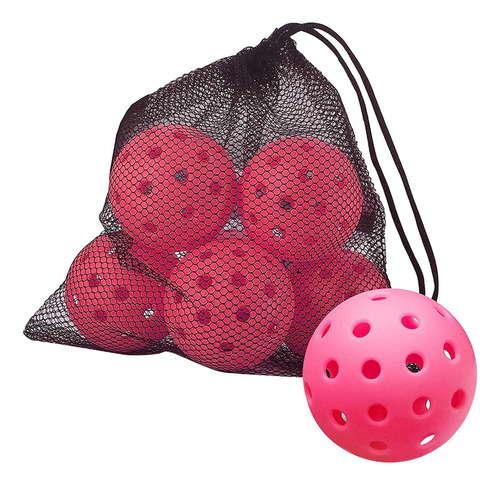 6x Bolas De Pickleball Bolas De Práctica De Pickleball