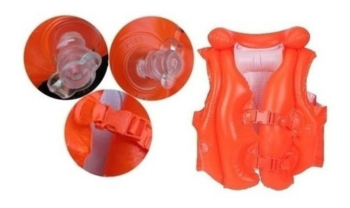 Chaleco Salvavidas Inflable Pileta Chicos Niños Intex 58671