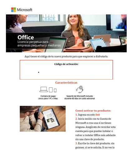 Imagen 1 de 3 de Licencia Microsoft Office Hogar Y Empresas 2021 - Originales
