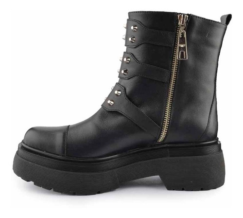 Imagen 4 de 6 de Botinetas Borcegos Botas De Mujer De Cuero Waco - Ferraro