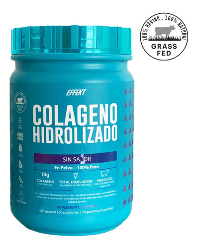 Colageno Hidrolizado Effekt Sin Sabor 300g | Envío gratis