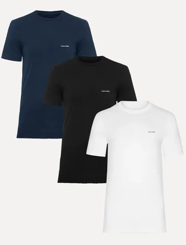 Kit Camisetas Calvin Klein | Masculina Preta/branca/marinho Preta/branca/marinho M/m