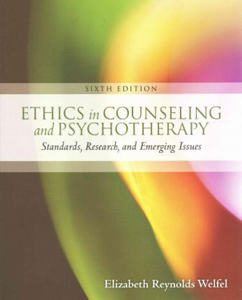 Ethics In Counseling & Psychotherapy