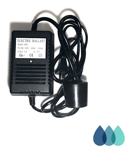 Imagen 2 de 5 de .30 W Balastro Para Lampara Uv Desinfección De Agua Repuesto