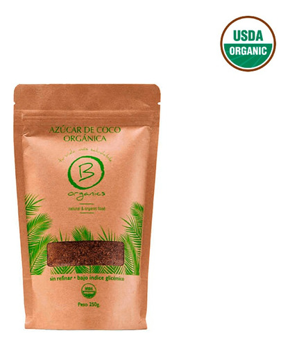 Azúcar De Coco 250 Gr B-organics