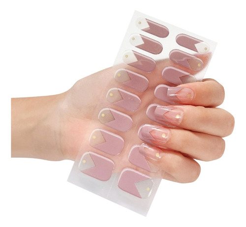 (bsg116) Pegatinas De Esmalte De Uñas De Gel Curado Con Dise