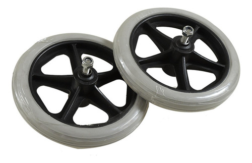 Ruedas Para Andadores De Repuesto De 2 Piezas, 7 Pulgadas