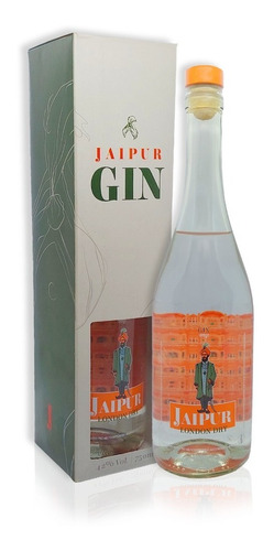 Gin Jaipur London Dry Cítrico Destilado 750ml C/estuche