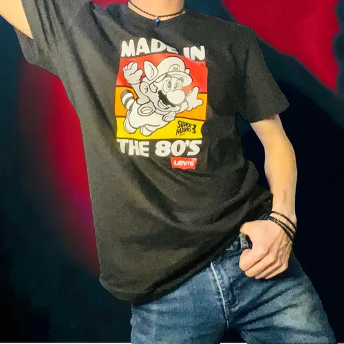 Levis mario bros playera sale
