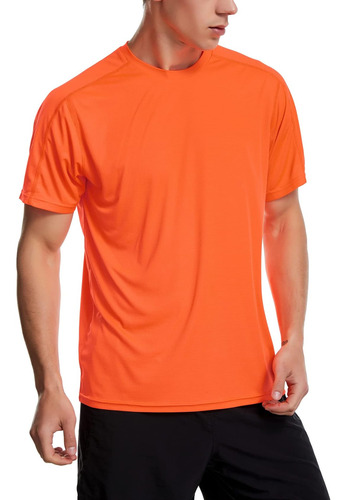 Poleras De Manga Corta Para Correr Para Hombre Upf 50+ Pro