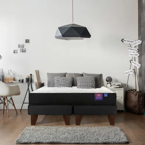 Cama Therapedic Plus Flex 2 Pl Bd + Resp Modern Y Vel Rover