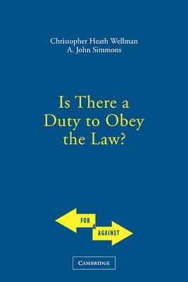 Libro For And Against: Is There A Duty To Obey The Law? -...