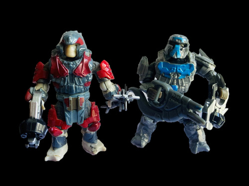 Mega Construx 2pack Brute Desterrados Halo Heroes Orginal (Usado)