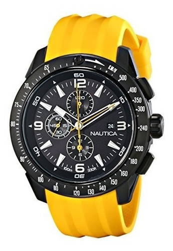 Nautica N18599g Nst 101 Reloj De Acero Inoxidable Con Correa