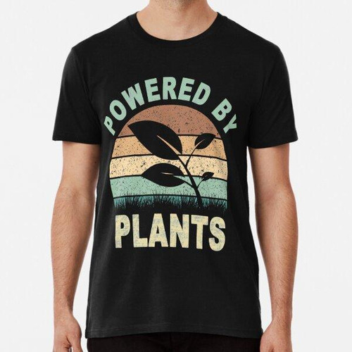 Remera Alimentado Por Plantas Algodon Premium