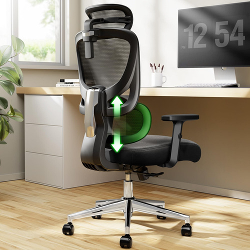 Marsail Silla De Oficina Ergonomica, Silla De Escritorio Con