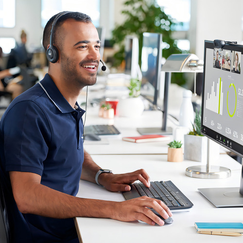 Audifono Con Microfono Logitech H111 Stereo Multidispositivo