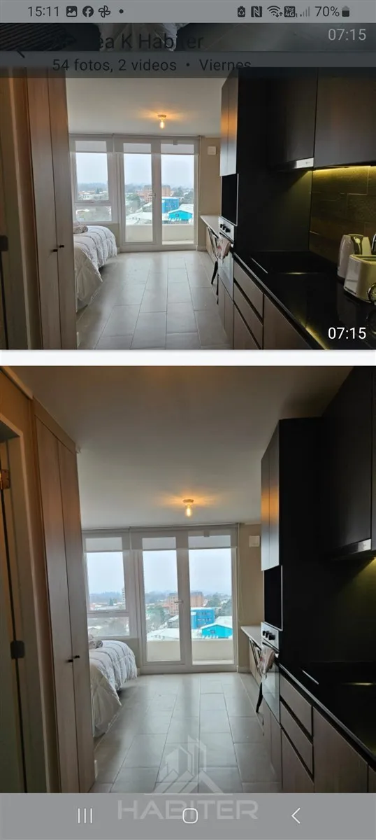 Imagen 3 de 24 de Departamento En Arriendo De 1 Dorm. En Los Angeles