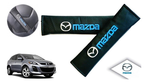 Par Almohadillas Cubre Cinturon Mazda Cx-7 2.3l 2013