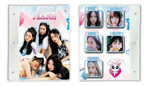 Carpeta Escolar N3 2 Tapas Newjeans M01 Kpop