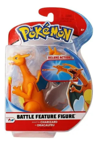 Boneco Pokémon Charizard Battle Figure - Sunny