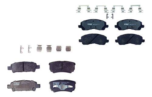 Jgo Balatas Cerámicas Del Y Tras Dodge Caliber 08/12 Trw