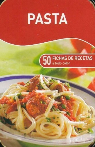 Pasta. 50 Fichas De Recetas A Todo Color, De Ngv. Editorial Naumann & Globel Verlagsgesellschaft En Español, 2015