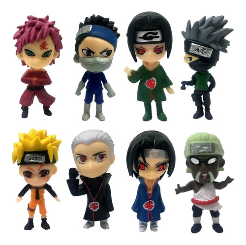 Naruto Mini Figuras Coleccion Anime Por 8 Und