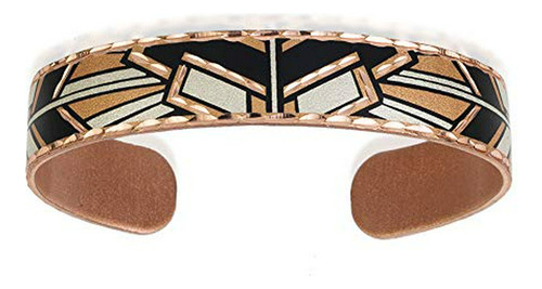 Ra De Puño - Ras Artesanales Art Deco Para Unisex. Brazalete