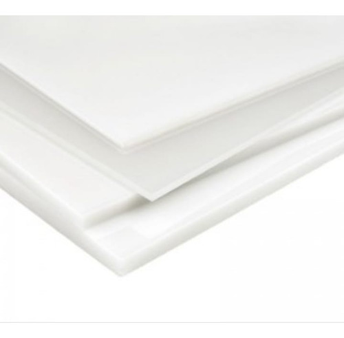 Chapa Plastica Polipropileno Lisa Blanca Traslucida Flexible