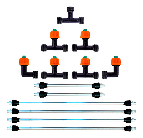 Barra Para Pulverizador Agrícola 6 Bicos 2,9 Metros