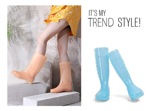 Botas Lluvia Impermeables Y Botas Lluvia Altas Mujeres