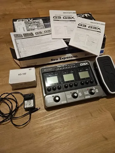 Pedaleira Zoom G3x Multi Efeitos Para Guitarra | Parcelamento sem