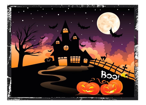 Painel Halloween Gigante 1,40 X 1,00m