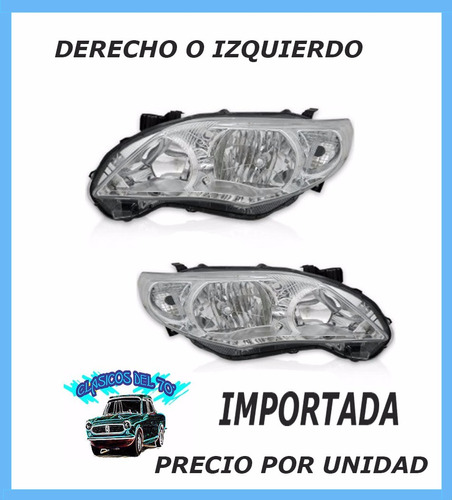 Optica Toyota Corolla 2008 2009 2010 2011 - Importado