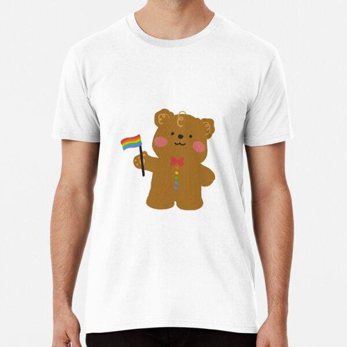 Remera Lgbtq Cute Teddy Bear Algodon Premium