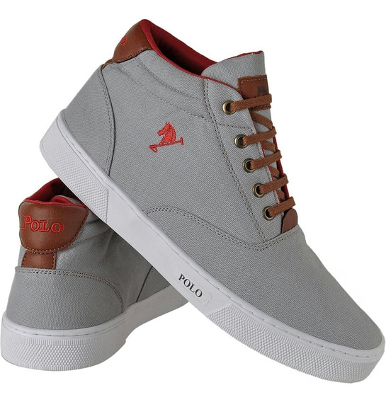 Tenis Botinha Vermelho Masculino Polo - Sapatos com o Melhores Preços no Mercado Livre Brasil