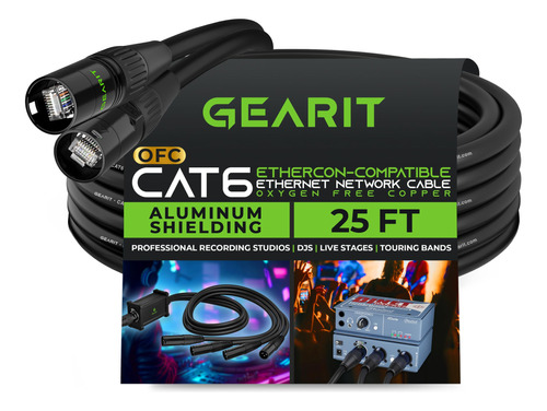 Gearit Cable Ethernet Cat6, Conectores Rj45 Compatibles Con 
