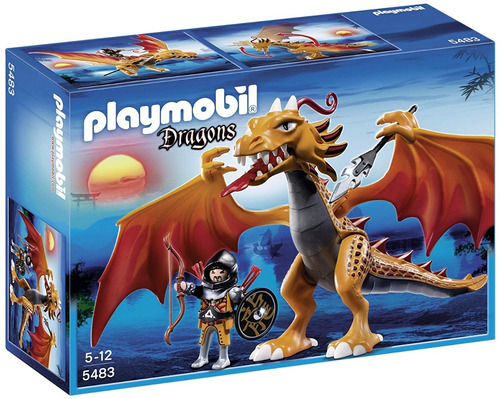 Todobloques Playmobil 5483 Flame Dragon!! Entregas