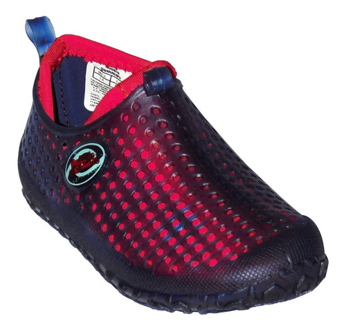 Zapato Para Alberca Niño 2 En 1 Bubble Gummers Azul / Rojo