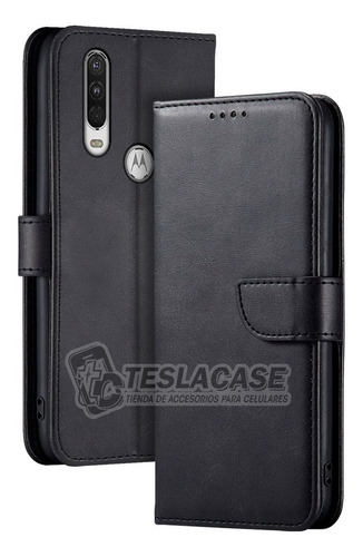 Carcasas Motorola One Action  Flipcover+ Vidrio De Regalo