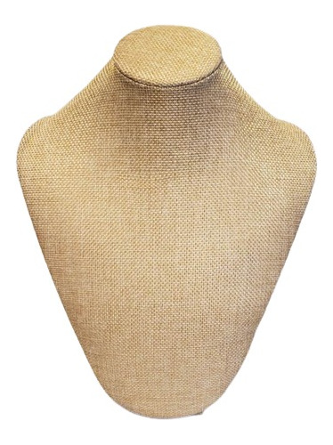 Exhibidor De Collares Beige De 27cm Cuello Para Exhibir 