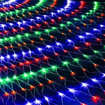 Comprar Luz Led Red Navidad Pie Modo Conectabl Cable Plomo Ft