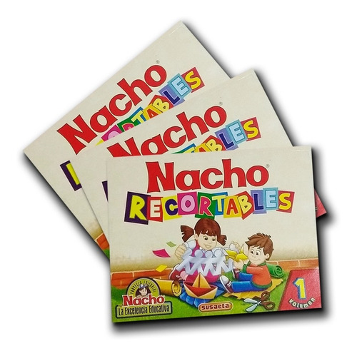 Libro De Recortes Para Ninos X 3 Unidades Nacho Recortables Mercado Libre