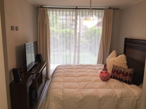 Departamento En Arriendo De 1 Dorm.2 Baños En Ñuñoa (gerona)