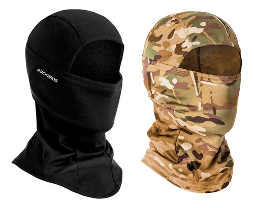 2 Balaclavas Microfibra Airsoft Moto Bici Pasamontañas Gorro