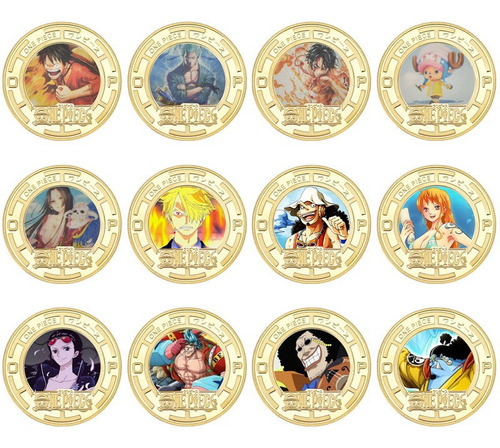 Moneda De Colección Conmemorativa 20th Aniversary One Piece