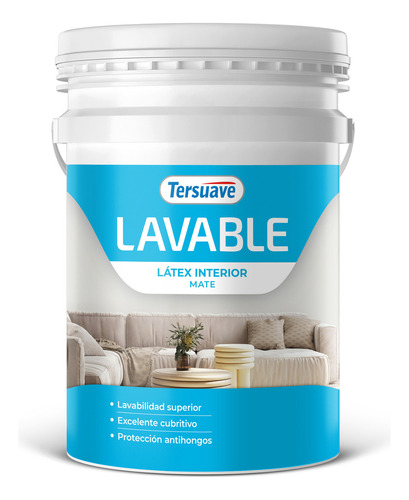 Tersuave Latex lavable mate blanco 20L